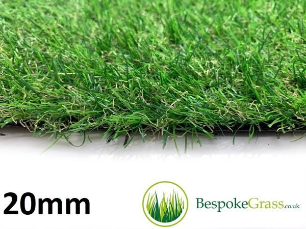 20mm Artificial Grass - Luxury Turf Fake Cheap Lawn Astro Natural Green Garden - Image 3
