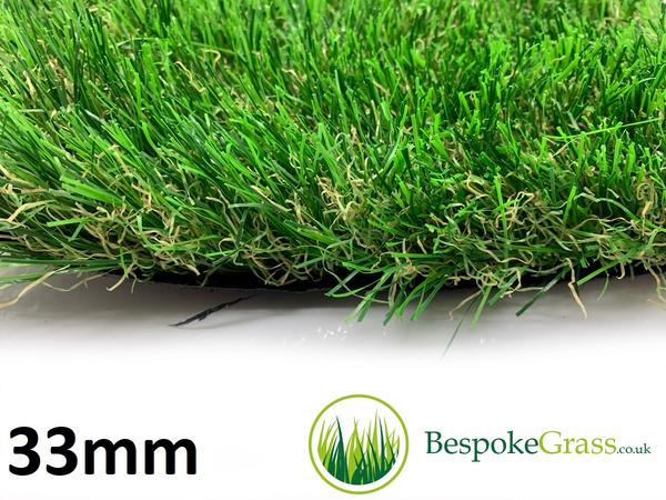 33mm Luxury Artificial Grass, Cheap High Quality Astro Lawn Green Fake Turf - Image 3