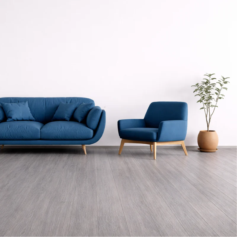 8mm Laminate Flooring - Grey Oak Effect -  Click System - Image 2