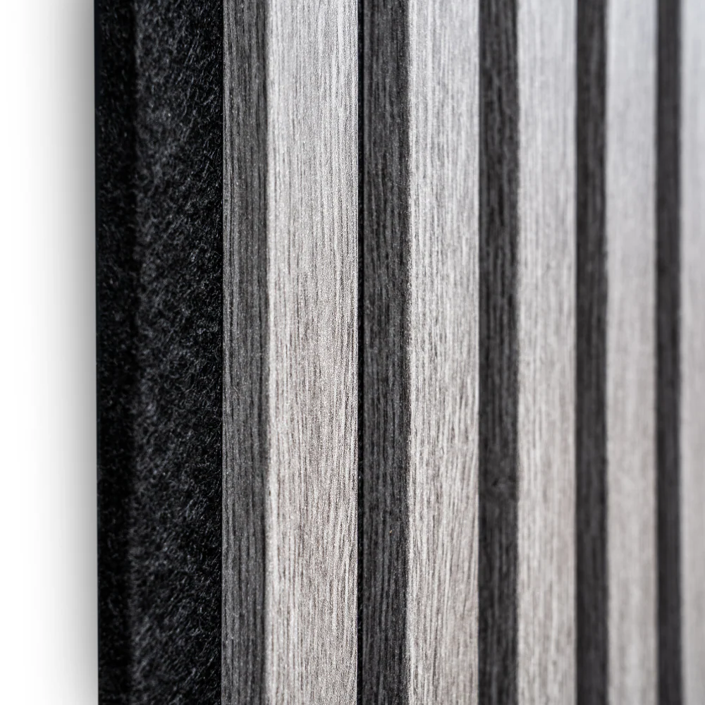 Acoustic Wall Panel Boston Grey Oak Decorative Sound Reducing Paneling - Image 3