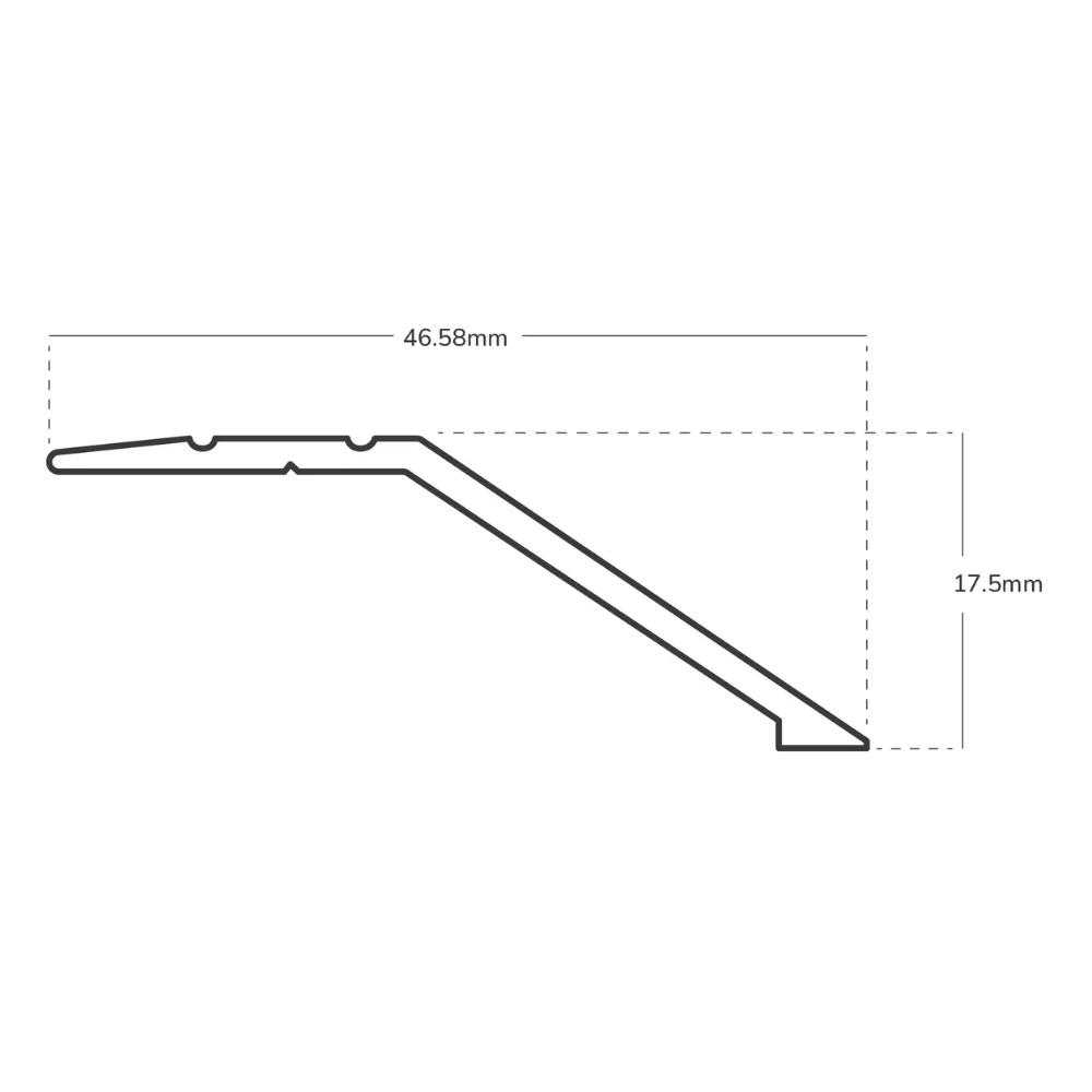 Angle Edge 15mm - Stick Down - Laminate / Wood / Tile - Choose Any Colour or Length - Image 6