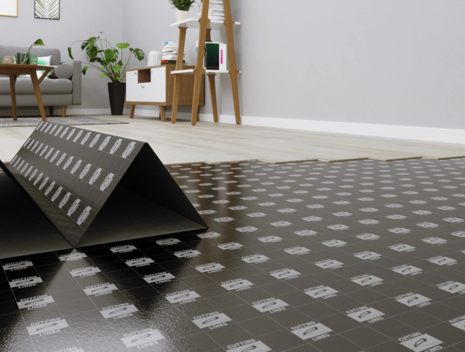 Arbiton Secura Luxury Vinyl Click Black Underlay Acoustic Insulation & Floor Heating - Image 3