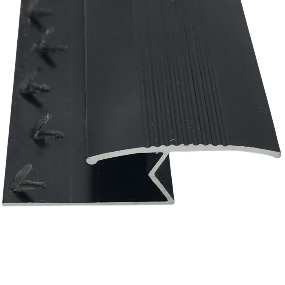 Carpet Z Edge Section Metal Carpet To Laminate / Wood / LVT - Choose Any Colour or Length - Image 4