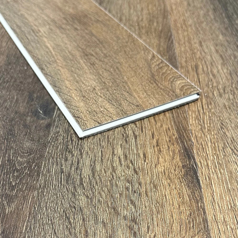Dark Wood Oak Luxury SPC Click Plank Flooring Herringbone Style - Built-In Underlay Already Installed -5.2mm Thick - Image 2