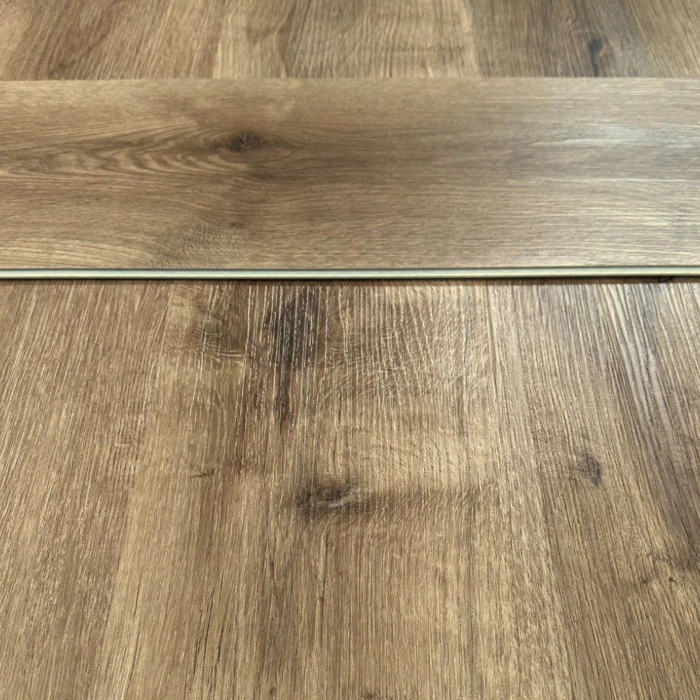 Golden French Oak Luxury SPC Click Plank Flooring - Built-In Underlay Already Installed - 5.2mm Thick - Image 2