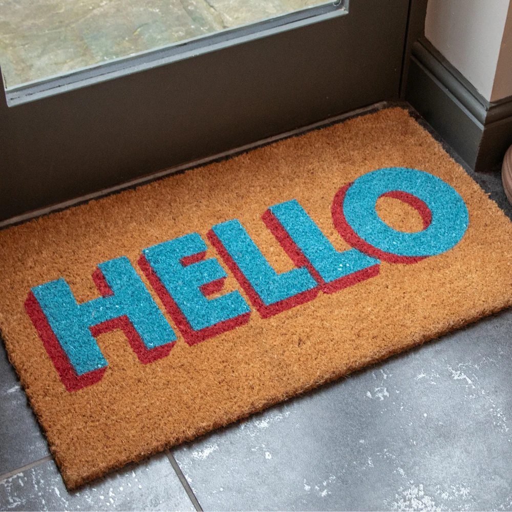 Luxury Printed Coir Door Mat - Indoor or Sheltered Outdoor Use - Various Designs - Image 8