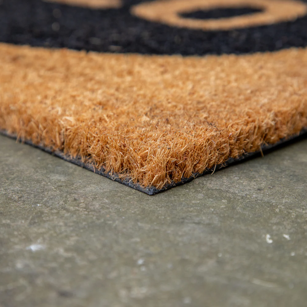 Printed Novelty Hello Coir Door Mat 45cm x 75cm - Indoor and Sheltered Outdoor Use - Image 2