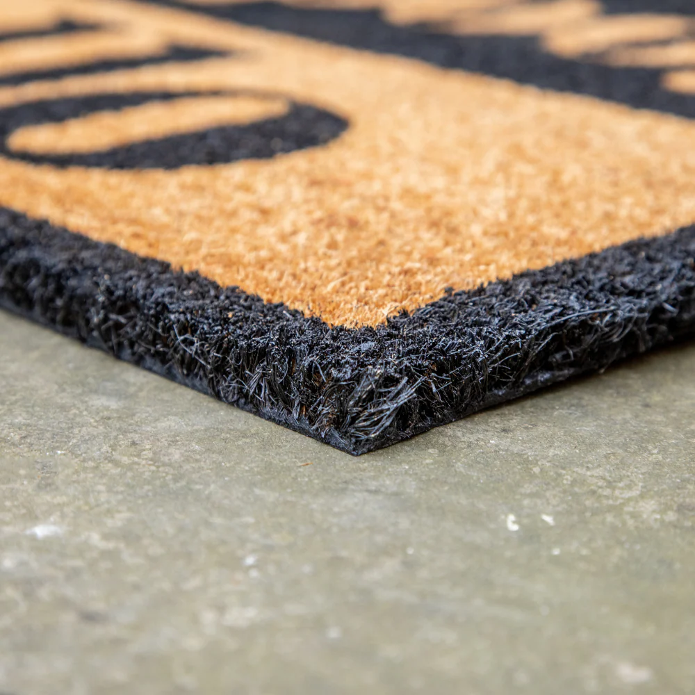 Printed Novelty Hello/Goodbye Coir Door Mat 45cm x 75cm - Indoor and Sheltered Outdoor Use - Image 2