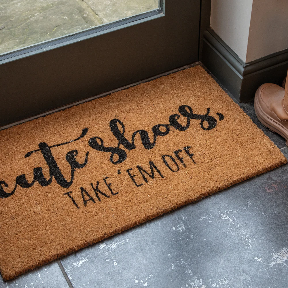 Printed Novelty Sign Coir Door Mat 45cm x 75cm - Indoor and Sheltered Outdoor Use - Image 3