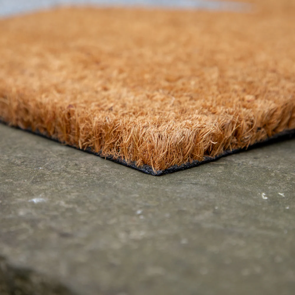 Printed Novelty Star Coir Door Mat 45cm x 75cm - Indoor and Sheltered Outdoor Use - Image 2