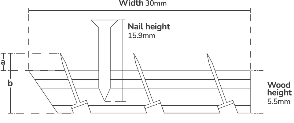 Mechanical Extra Wide Carpet Gripper - 121.92m (400ft) Box - Image 2