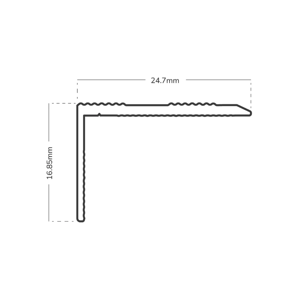 Stair Nosing Edge 15mm - Stick Down - Choose Any Colour or Length - Image 6