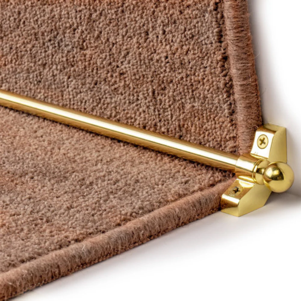 Stair Rods - 27.5" (70cm) or 35.4" (89cm) Width Easy To Fit Hollow Stair Carpet Runner Bars Affordable & New - Multiple Colours - Image 2