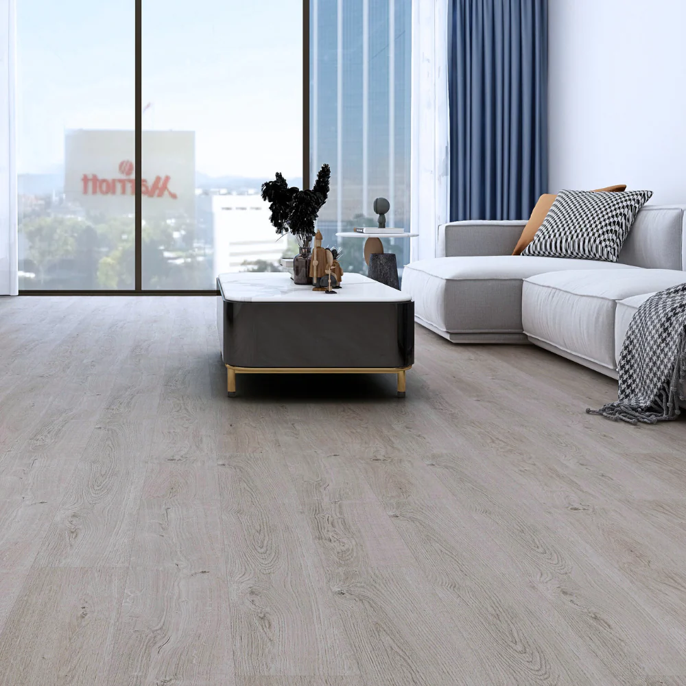 Stoney Grey Oak Luxury SPC Click Plank Flooring - Built-In Underlay Already Installed - 5.2mm Thick - Image 3