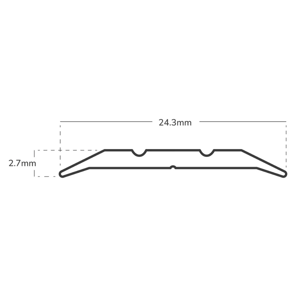 Vinyl To Vinyl Cover Edge Metal - Choose Any Colour or Length - Image 6