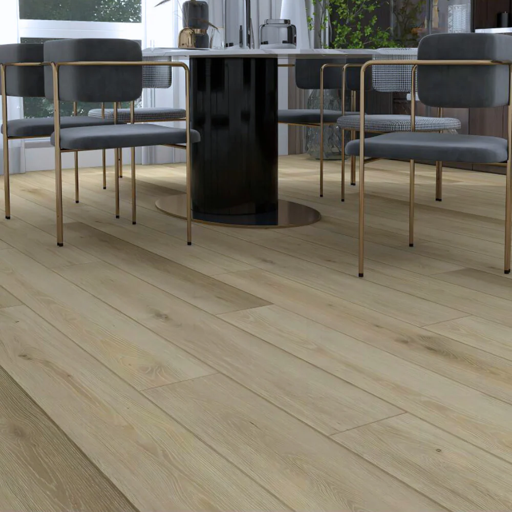 Warm Aspen Oak Luxury SPC Click Plank Flooring - Built-In Underlay Already Installed - 5.2mm Thick - Image 3
