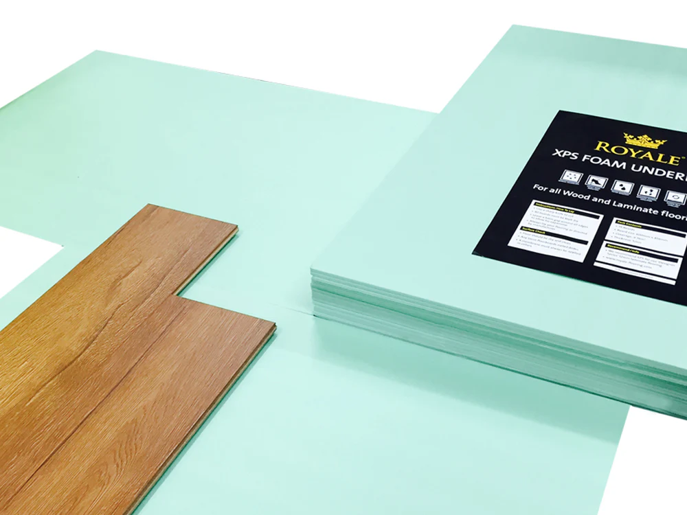 XPS Underlay - Wood or Laminate Flooring - 5mm - Like Fibreboard - Insulation